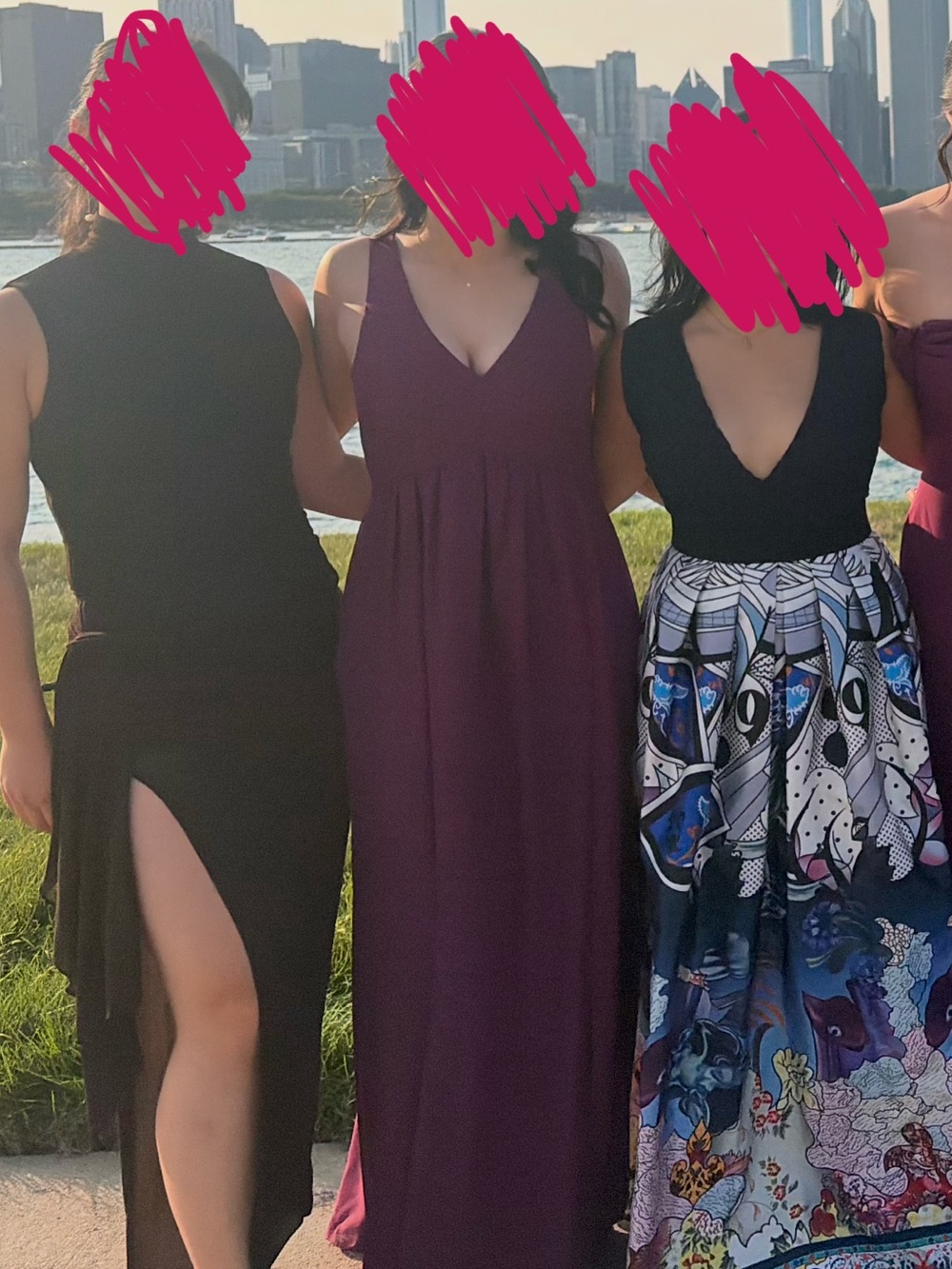 Birdie Grey Laurie Bridesmaid Dress Fig - Picture 3 of 4